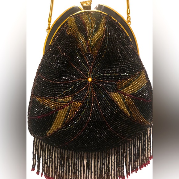 Handbags - Gorgeous Hashimoto beaded handbag. EUC.